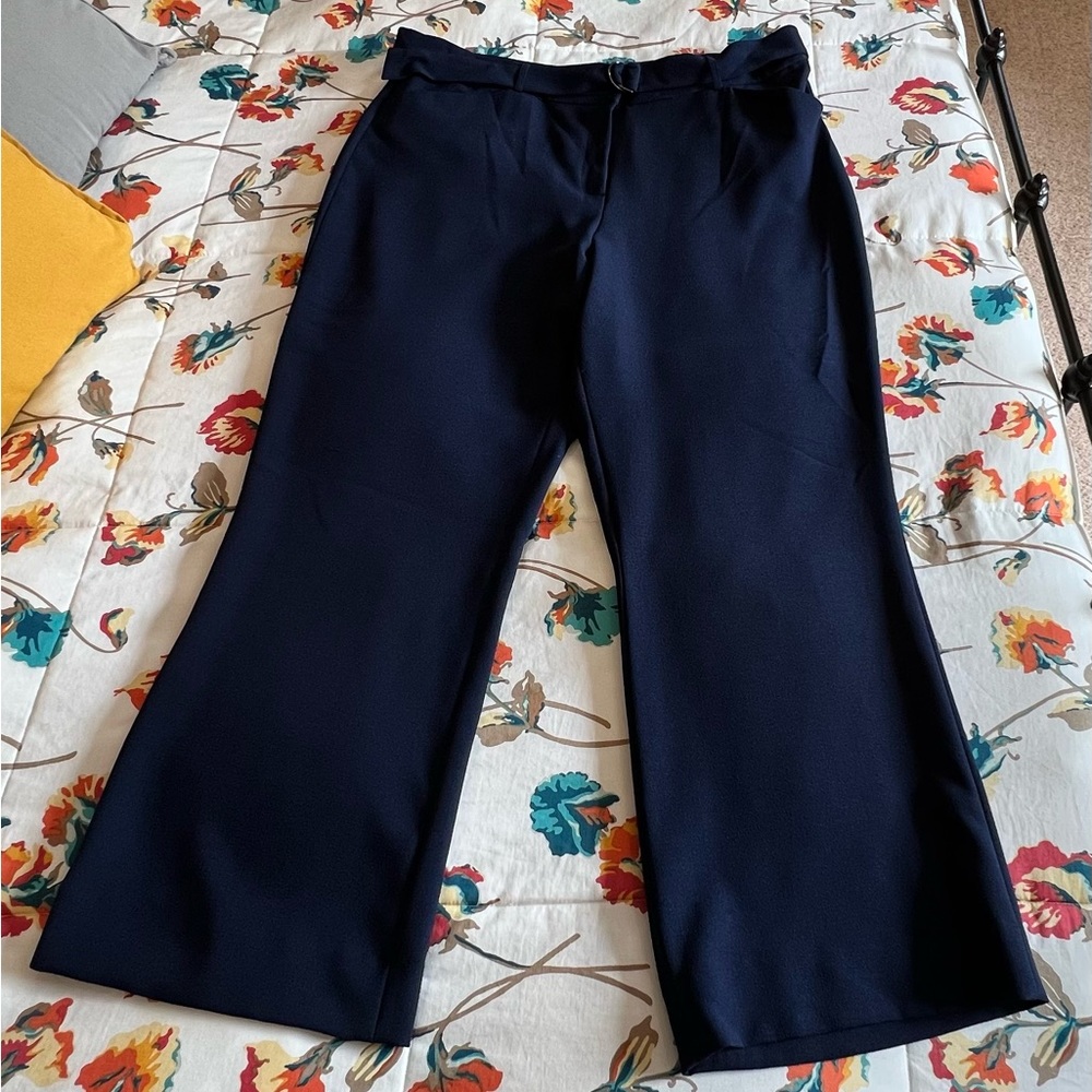 TAHARI ARTHUR S. LEVINE PETITE Wide Leg Dress Pants